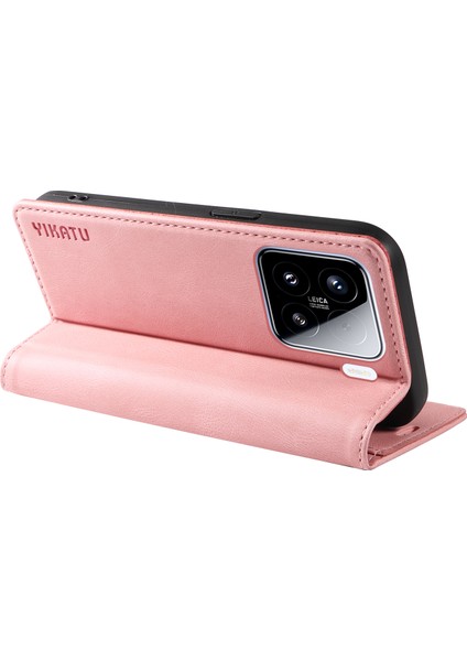 Xiaomi 15 Kılıf Deri Cilt-Dokunmatik Telefon Kapağı Için Manyetik Otomatik Emilmiş-Pembe (Yurt Dışından) fırsatları