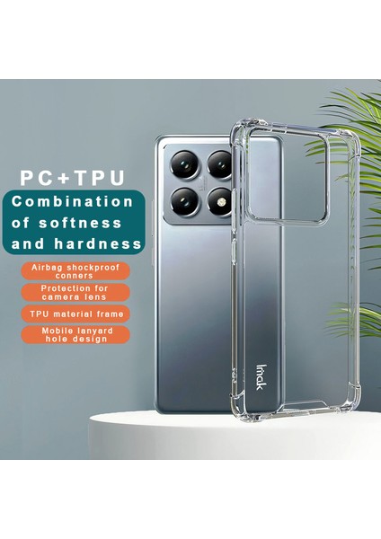Xiaomi 14T Pro Kılıf Pc + Tpu Darbeye Dayanıklı Şeffaf Telefon Kapağı Için (Yurt Dışından) modelleri