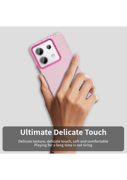 Xiaomi Redmi Note 13 Pro 5G-Poco X6 5G Telefon Arka Kapak-Kırmızı (Yurt Dışından) indirimleri