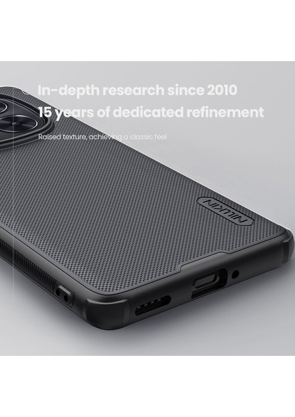Nıllkın Frosted Shield Pro Xiaomi Redmi Note 14 Pro+ 5G Kılıf Mat Pc+Tpu Telefon Kapağı-Mavi (Yurt Dışından)