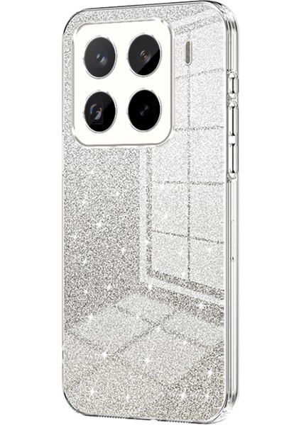 Xiaomi 15 Pro Kılıf Galvanik Gradyan Glitter Tpu Telefon Kapağı-Şeffaf Için (Yurt Dışından)