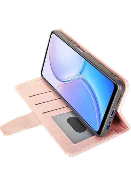 Xiaomi 15 Kılıf Deri Cüzdan Telefon Kapağı Buzağı Doku-Pembe (Yurt Dışından) fiyatları