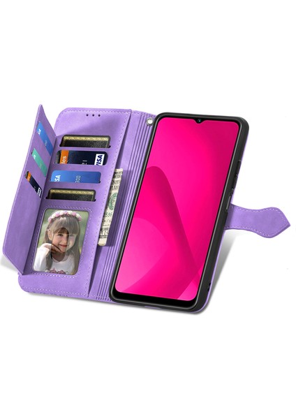 Xiaomi Redmi Için 14C 4G-14R 5G-Poco C75 4G Pu Deri Çiçek Baskı Telefon Kapağı-Açık Mor (Yurt Dışından) fiyatları