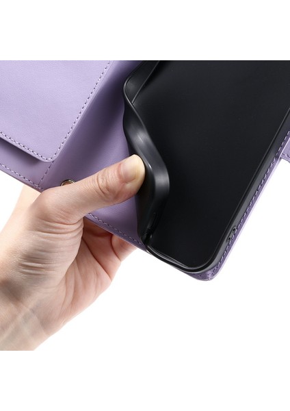 Xiaomi Redmi 13 5G-4G-Poco M6 Plus 5G-Poco M6 4G-Redmi Note 13R 5G Eşkenar Dörtgen Mobil Kapak-Mor Için Crossbody (Yurt Dışından) fiyatları