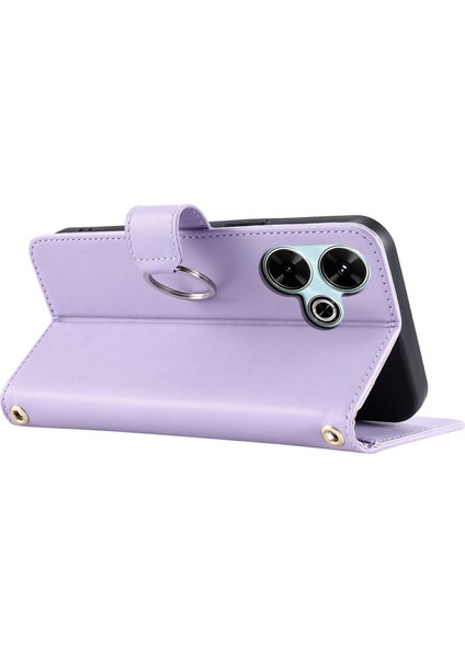 Xiaomi Redmi 13 5G-4G-Poco M6 Plus 5G-Poco M6 4G-Redmi Note 13R 5G Eşkenar Dörtgen Mobil Kapak-Mor Için Crossbody (Yurt Dışından) indirimleri