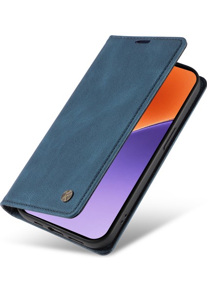 Xiaomi 15 Kılıf Deri Cilt-Dokunmatik Telefon Kapağı Için Manyetik Otomatik Emilmiş-Mavi (Yurt Dışından) indirimleri