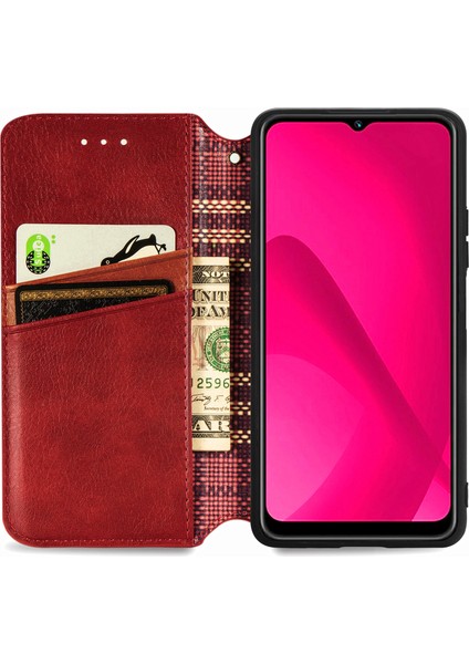 Xiaomi Redmi Için 14C 4G-14R 5G-Poco C75 4G Kılıf Pu Deri Cüzdan Telefon Kapağı-Kırmızı (Yurt Dışından) fiyatları