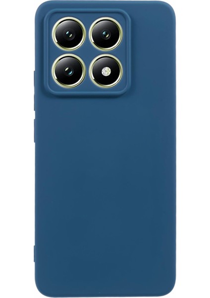Xiaomi 14T Kılıf Için Tpu Arka Yumuşak Çizilmez Fiber Astar Telefon Kapağı-Safir (Yurt Dışından)