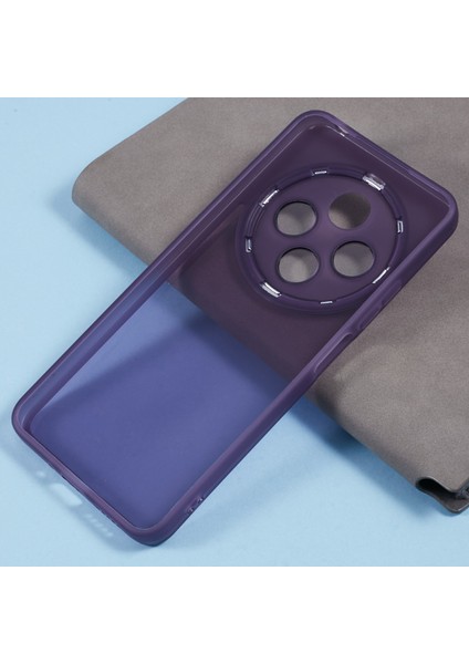 Xiaomi Redmi Için 14C 4G-14R 5G-Poco C75 4G Elektroliz Kamera Çerçevesi Telefon Kapağı-Şeffaf Mor (Yurt Dışından) modelleri