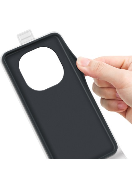 Xiaomi Redmi Note 14 Pro 5G Kılıf Kart Yuvalı Dikey Çevirme Deri Telefon Kapağı-Beyaz (Yurt Dışından)