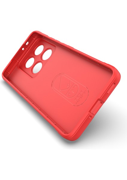 Xiaomi Redmi Note 14 Pro 5G Kılıf Anti-Drop Yumuşak Tpu Sağlam Telefon Arka Kapak-Kırmızı (Yurt Dışından)