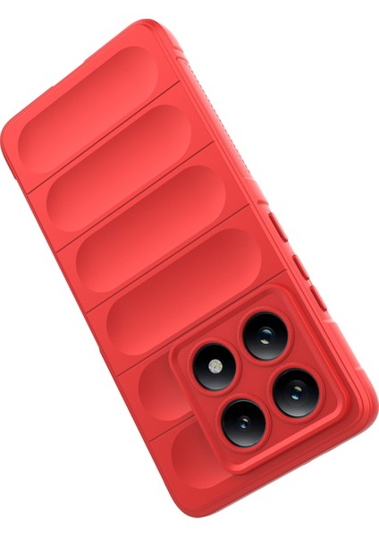 Xiaomi Redmi Note 14 Pro 5G Kılıf Anti-Drop Yumuşak Tpu Sağlam Telefon Arka Kapak-Kırmızı (Yurt Dışından)