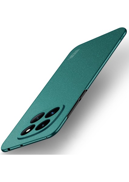 Xiaomi Redmi Note 14 Pro+ 5G Mofı Shield Mat Serisi Kılıf Pc Telefon Kapağı Slim Fit-Yeşil Için (Yurt Dışından)