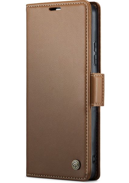 Xiaomi Redmi Için 14C 4G Kılıf Caseme 023 Serisi Rfıd Engelleme Parlak Telefon Kapağı-Kahverengi (Yurt Dışından) fiyatları