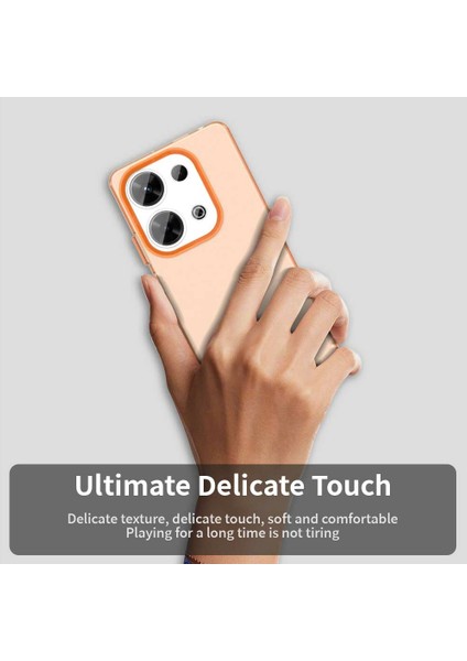 Xiaomi Redmi Note 13 Pro 4G-Poco M6 Pro 4G Telefon Arka Kapak-Turuncu (Yurt Dışından) indirimleri