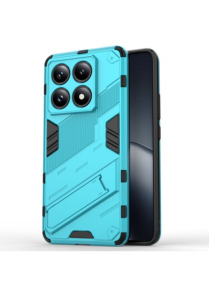 Xiaomi 14T Pro Kılıf Pc+Tpu Standlı Darbeye Dayanıklı Telefon Kılıfı-Bebek Mavisi (Yurt Dışından)