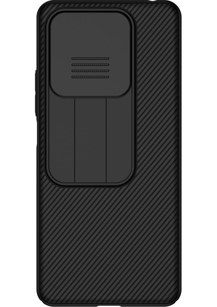 Nıllkın Camshield Xiaomi Redmi Için Not 14 5G-14 4G Kılıf Sert Pc Dimi Doku Telefon Kapağı Slayt Kamera Kapaklı-Siyah (Yurt Dışından)