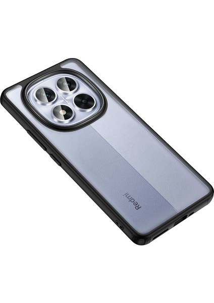 Xiaomi Redmi Note 14 Pro 5G Kılıf PC+TPU Telefon Kapağı Hava Yastığı Koruması-Siyah (Yurt Dışından)