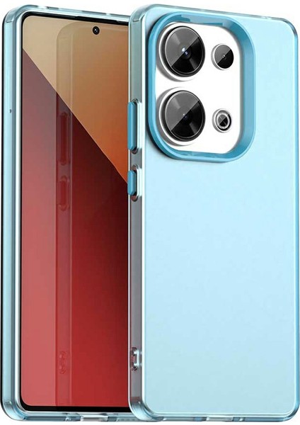 Xiaomi Redmi Için Not 13 Pro 4G-Poco M6 Pro 4G Telefon Arka Kapak-Mavi (Yurt Dışından)