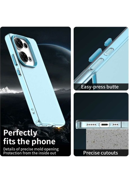 Xiaomi Redmi Için Not 13 Pro 4G-Poco M6 Pro 4G Telefon Arka Kapak-Mavi (Yurt Dışından) modelleri