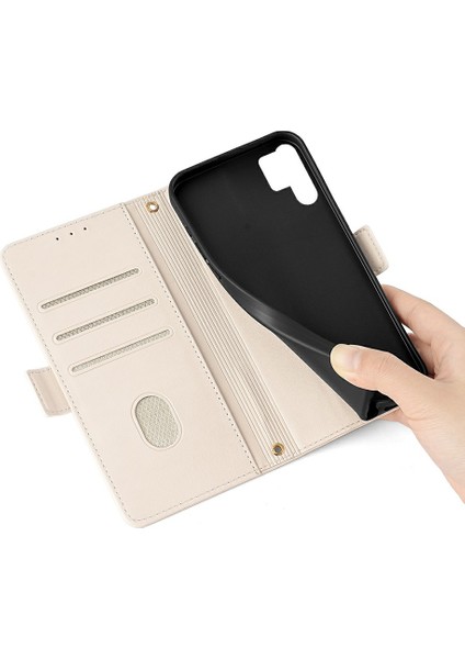 Xiaomi Poco X6 5G Deri Cüzdan Kılıfı Rfıd Engelleme Kapağı El Kayışı-Beyaz (Yurt Dışından) indirimleri