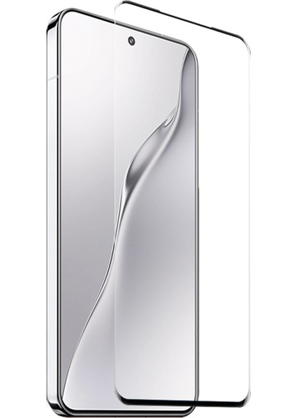 Xiaomi 15 Pro Için Tpu Telefon Kılıfı + 3D Kavisli Temperli Cam Filmi (Parmak Izi Kilidini Destekleyin) (Yurt Dışından)