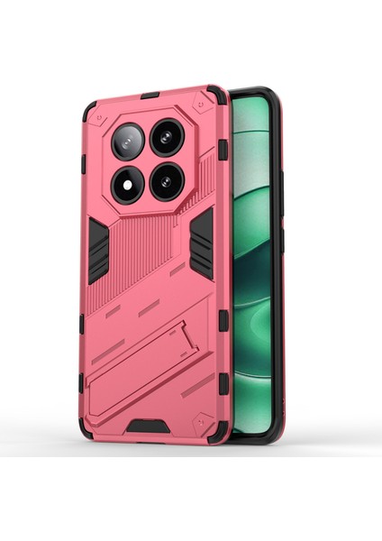 Xiaomi Redmi Note 14 Pro 5G Kılıf Pc+Tpu Stand-Rose İle Darbeye Dayanıklı Telefon Kılıfı Için (Yurt Dışından)