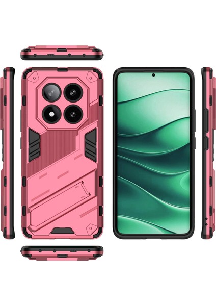Xiaomi Redmi Note 14 Pro 5G Kılıf Pc+Tpu Stand-Rose İle Darbeye Dayanıklı Telefon Kılıfı Için (Yurt Dışından) fırsatları