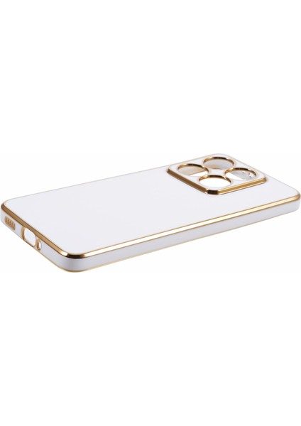 Xiaomi 14T Kılıf Için Tpu Slim Fit Darbeye Dayanıklı Telefon Kapağı 6D Galvanik-Beyaz (Yurt Dışından) fırsatları