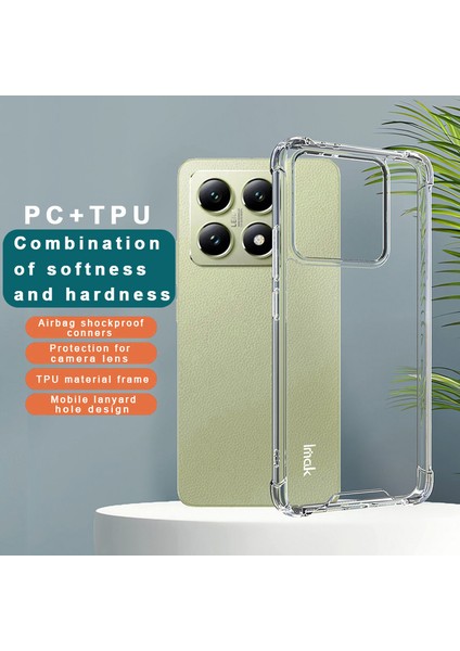 Xiaomi 14T Kılıf Pc + Tpu Darbeye Dayanıklı Şeffaf Telefon Kapağı Için (Yurt Dışından) modelleri