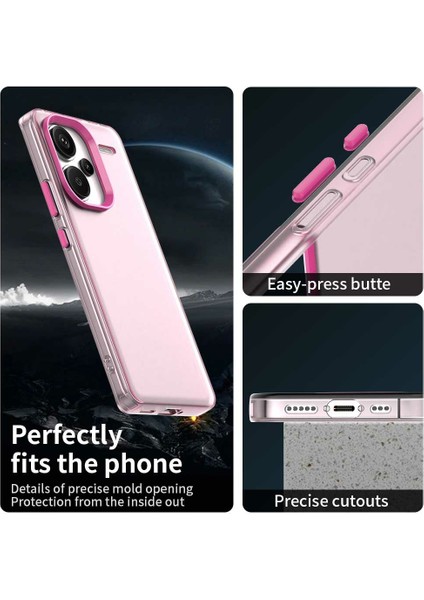 Xiaomi Redmi Note 13 Pro+ 5G Telefon Arka Kapak-Kırmızı (Yurt Dışından)