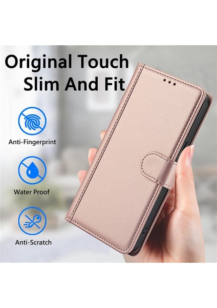 Xiaomi 14T Pro Kılıf Pu Deri Görünümlü Telefon Cüzdan Kılıfı Omuz Askılı-Pembe (Yurt Dışından) indirimleri