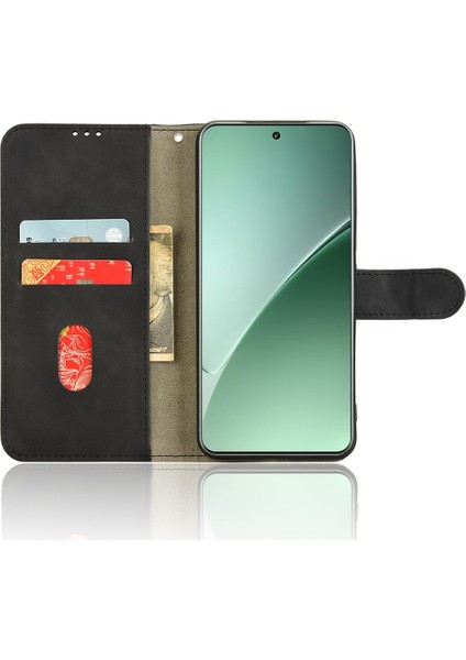 Xiaomi 15 Için Skin-Feel Anti-Drop Cüzdan Kapaklı Telefon Kapağı-Siyah (Yurt Dışından) fiyatları
