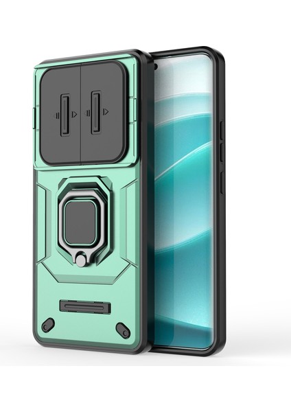Xiaomi Redmi Note 14 Pro+ 5G Kılıf Pc+Tpu Lens Kapaklı Telefon Koruyucu-Yeşil (Yurt Dışından) fırsatları