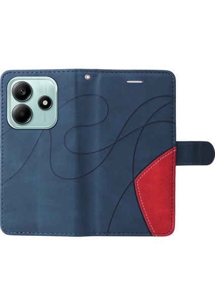 Kt Deri Serisi-1 Xiaomi Redmi Note 14 5G Renk Ekleme Telefon Kılıfı Cüzdan Standı-Mavi (Yurt Dışından) indirimleri