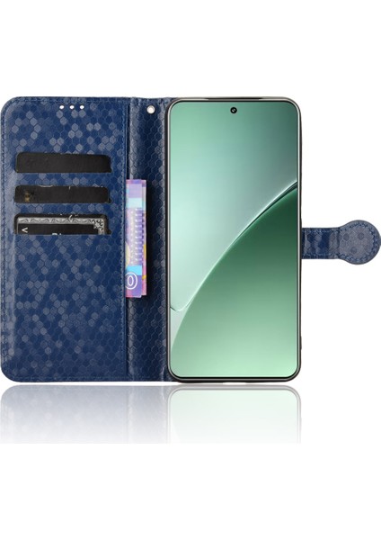 Xiaomi 15 Cüzdan Kılıf Nokta Desenli Baskı Pu Deri Telefon Kapağı-Koyu Mavi Için (Yurt Dışından) fırsatları