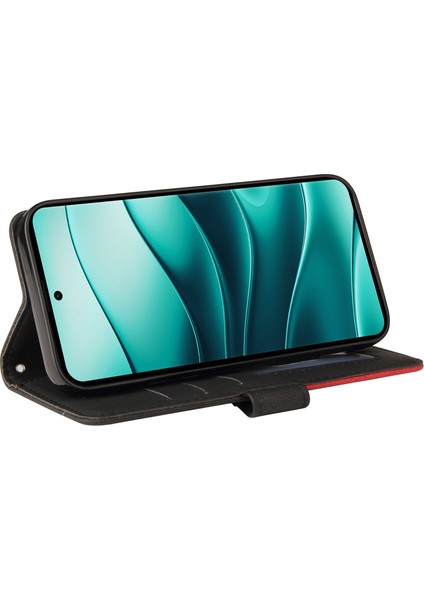 Kt Deri Serisi-1 Xiaomi Redmi Note 14 Pro+ 5G - Note 14 Pro 5G Renk Ekleme Telefon Kılıfı Cüzdan Standı-Siyah (Yurt Dışından) modelleri