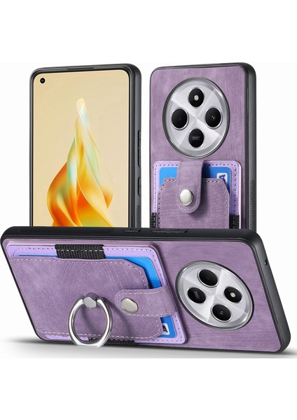 Xiaomi Redmi Için 14C 4G-14R 5G-Poco C75 4G Deri+Tpu Kaymaz Koruyucu Kapak Kart Yuvaları-Mor (Yurt Dışından) fiyatları