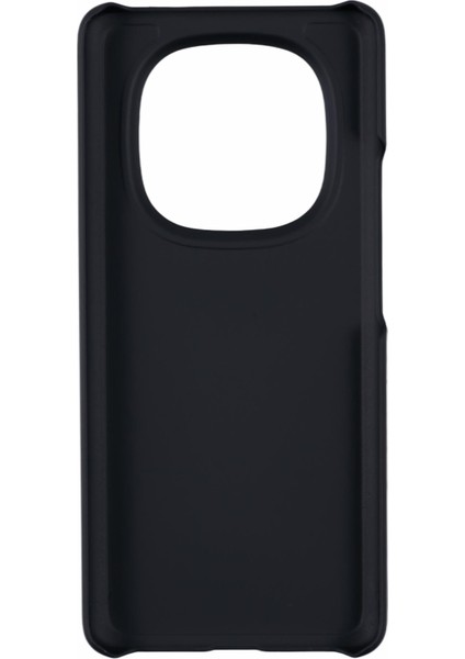 Xiaomi Redmi Note 14 Pro+ 5G Kılıf Sert Pc Buzlu Minimalist Telefon Kapağı-Siyah (Yurt Dışından)