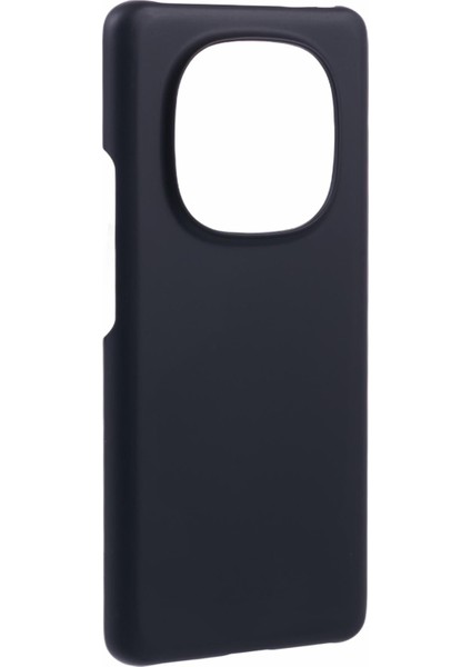 Xiaomi Redmi Note 14 Pro+ 5G Kılıf Sert Pc Buzlu Minimalist Telefon Kapağı-Siyah (Yurt Dışından)