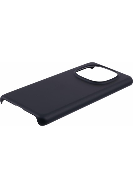 Xiaomi Redmi Note 14 Pro+ 5G Kılıf Sert Pc Buzlu Minimalist Telefon Kapağı-Siyah (Yurt Dışından)