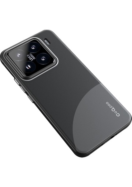Xiaomi 15 Pro Için Kontrast Renkli Ten-Dokunmatik Telefon Kapağı-Siyah (Yurt Dışından)