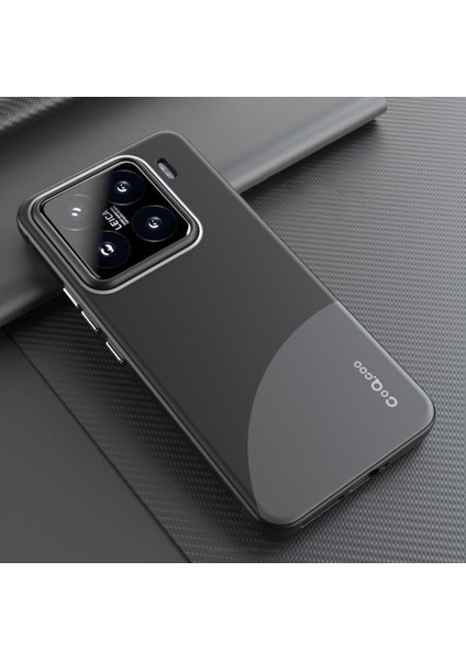 Xiaomi 15 Pro Için Kontrast Renkli Ten-Dokunmatik Telefon Kapağı-Siyah (Yurt Dışından)