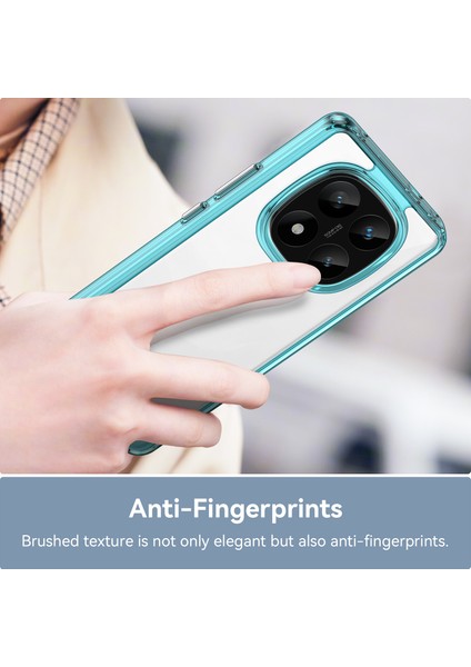 Xiaomi Redmi Note 14 Pro+ 5G Kılıf Tpu + Akrilik Koruyucu Şeffaf Telefon Kapağı-Şeffaf Mavi (Yurt Dışından) indirimleri