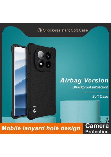 Xiaomi Redmi Note 14 Pro+ 5G Kılıf Tpu Telefon Kapağı Hava Yastığı Darbeye Dayanıklı Koruma-Siyah (Yurt Dışından) fiyatları