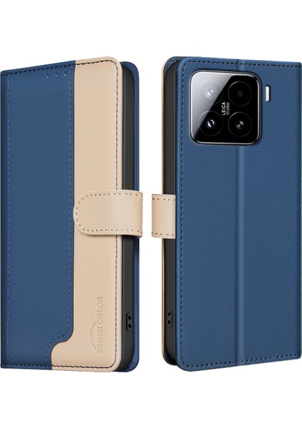 Xiaomi 15 Pro Ekleme Renkli Rfıd Engelleme-Mavi Için (Yurt Dışından)