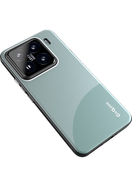Xiaomi 15 Pro Için Kontrast Renkli Ten-Dokunmatik Telefon Kapağı-Cyan (Yurt Dışından)