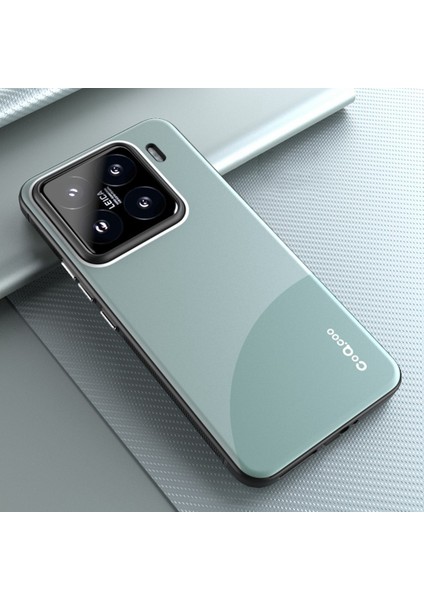 Xiaomi 15 Pro Için Kontrast Renkli Ten-Dokunmatik Telefon Kapağı-Cyan (Yurt Dışından)