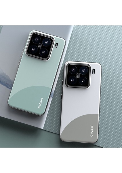 Xiaomi 15 Pro Için Kontrast Renkli Ten-Dokunmatik Telefon Kapağı-Cyan (Yurt Dışından)