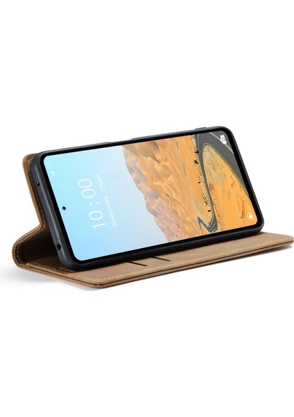 Xiaomi Redmi Için Not 12R 5G-Xiaomi Poco M6 Pro 5G-Xiaomi Redmi 12 4G Kılıf Caseme 013 Serisi Kart Tutucu Deri Telefon Kapağı-Kahverengi (Yurt Dışından) fırsatları